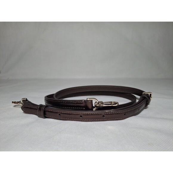 Kate Spade Madison Croc Embossed Willow Medium Convertible Crossbody Brown - Picture 8 of 9